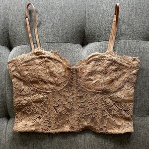 Zara Lace Cropped Bustiere/Corset